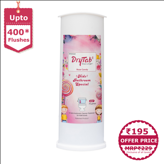 Mini DryTab Rose Candy 🍭 Automatic Toilet Bowl Cleaner-Freshener