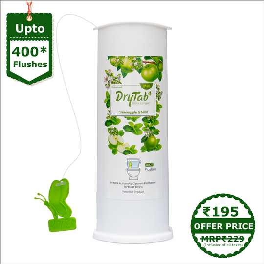 Mini DryTab Greenapple with Mint🍏 Automatic Toilet Bowl Cleaner-Freshener