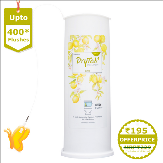Mini DryTab Lime 🍋 Automatic Toilet Bowl Cleaner-Freshener