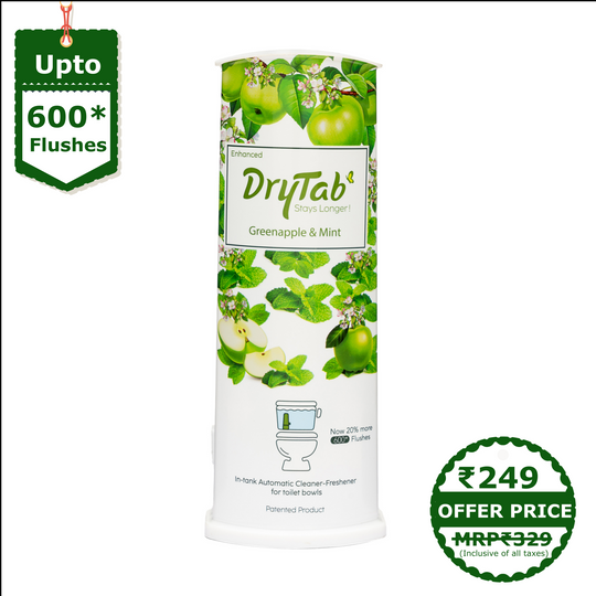 DryTab Greenapple with Mint🍏 Automatic Toilet Bowl Cleaner-Freshener