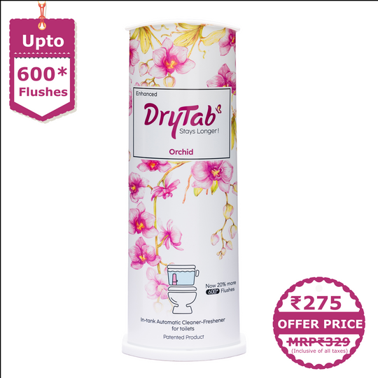 DryTab Orchid 🌸 Automatic Toilet Bowl Cleaner-Freshener