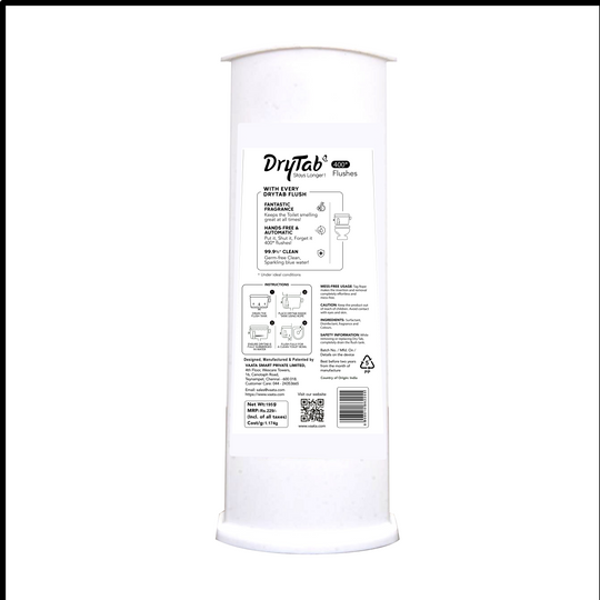 Mini DryTab Combo Industrial Grade ⚙️⚙️ – In-Tank Automatic Toilet Bowl Cleaner-Freshener – Lasts up to 400 flushes each